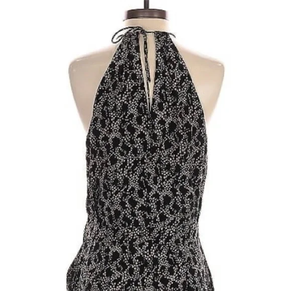 Banana Republic Factory Halter Style Jumpsuit. Animal Print. Size 6. Like New. - Picture 5 of 15